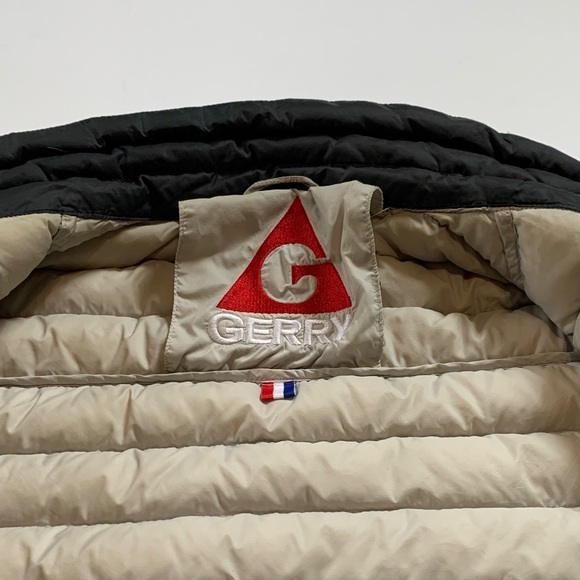 Gerry Men's Black and Blue Puffer down Jacket large - Picture 9 of 10